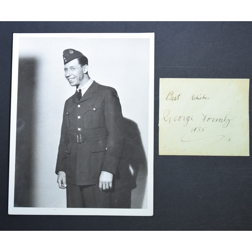 86 - GEORGE FORMBY Original signature