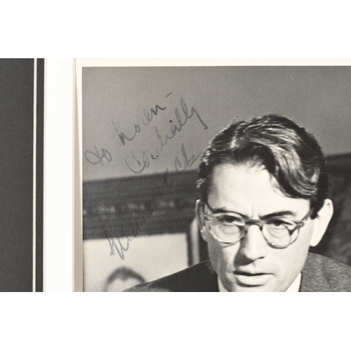 91 - Gregory Peck Signed Photo Presentation