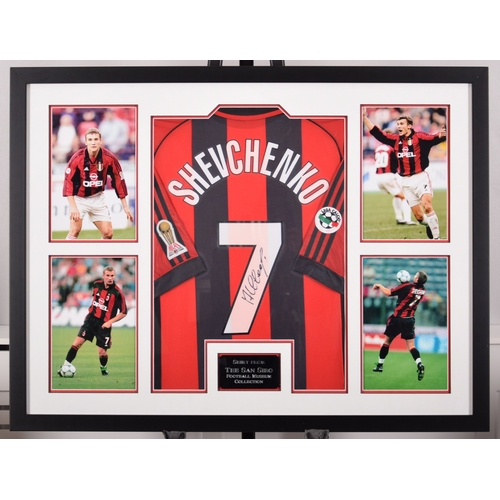 96 - ANDRIY SHEVCHENKO Signed Shirt from San Siro Football Museum