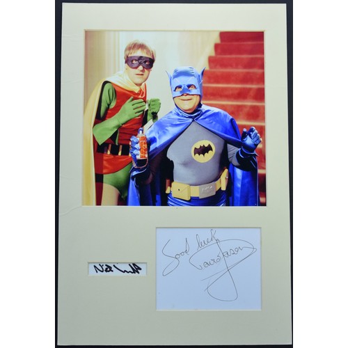 58 - ONLY FOOLS & HORSES (Batman & Robin) Original signatures