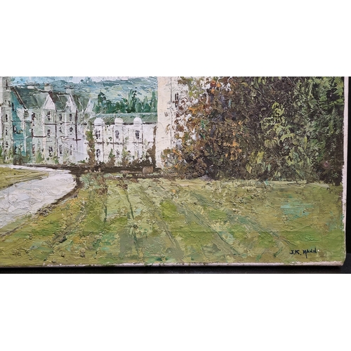 108 - Original oil on Canvas by J. K. Mann (Balmoral Castle)