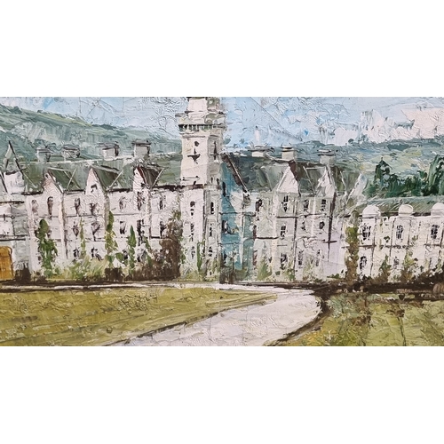 108 - Original oil on Canvas by J. K. Mann (Balmoral Castle)