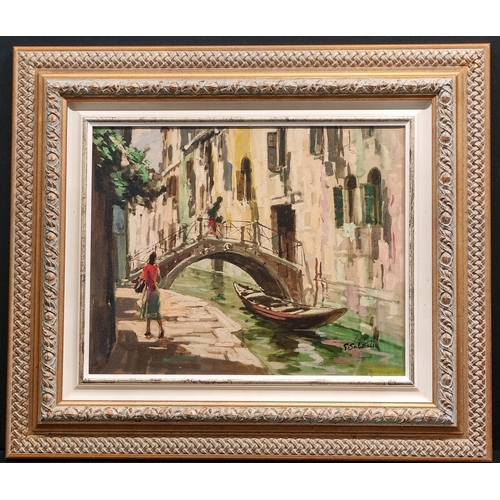 161 - Framed Italian Oil on Canvas by G. Salvitati