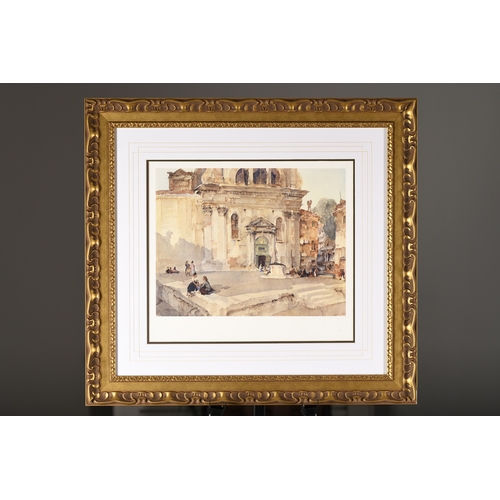 92 - Sir Russell Flint Limited Edition “Campo San Trovaso, Venice”