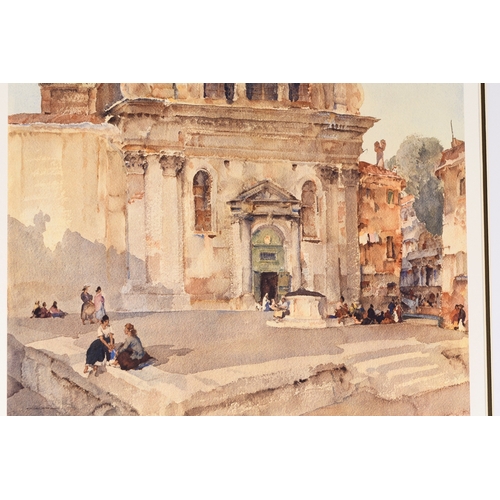 92 - Sir Russell Flint Limited Edition “Campo San Trovaso, Venice”