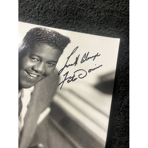 179 - FATS DOMINO Signed photograph