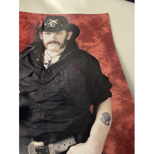 184 - Lemmy Signed Photograph