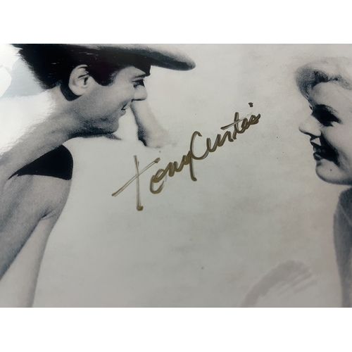 185 - TONY CURTIS Signed photograph