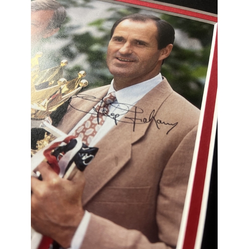 261 - ALEX FERGUSON & GEORGE GRAHAM duel signed photograph.