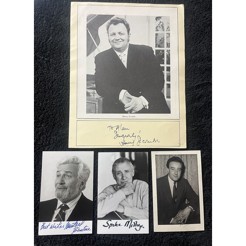 270 - HARRY SECOMBE, PETER SELLERS, SPIKE MILLIGAN & MICHAEL BENTINE original signatures