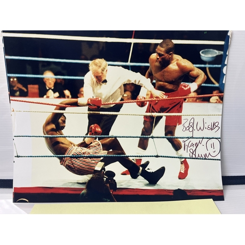 274 - Frank Bruno signed 8x10 photograph