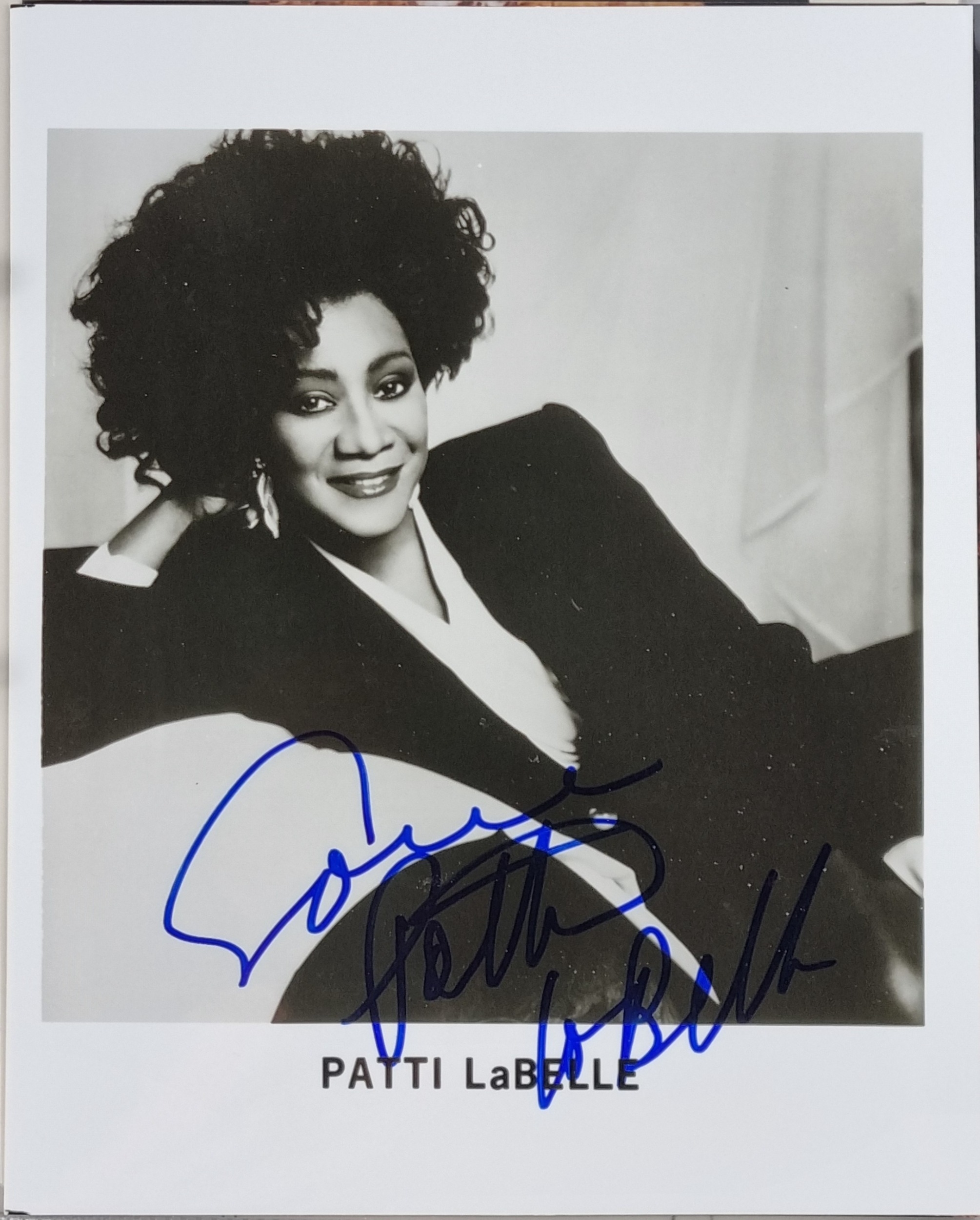 Patti LaBelle Original Signature