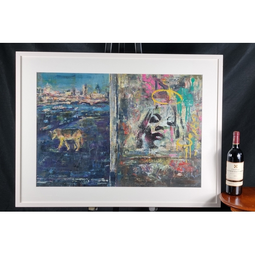 136 - Norrie Harman, Original Oil on Primed Fabriano Paper. 