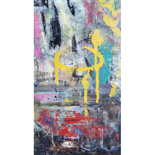 136 - Norrie Harman, Original Oil on Primed Fabriano Paper. 