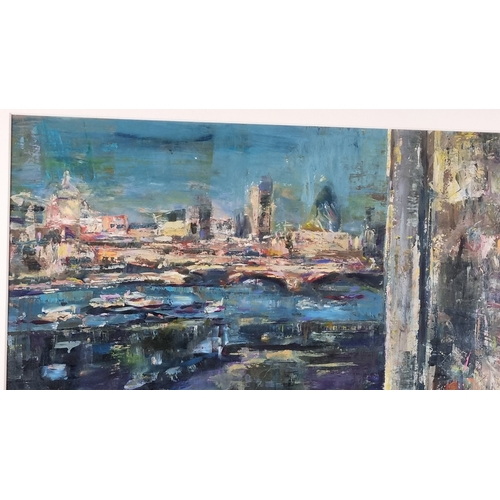 136 - Norrie Harman, Original Oil on Primed Fabriano Paper. 