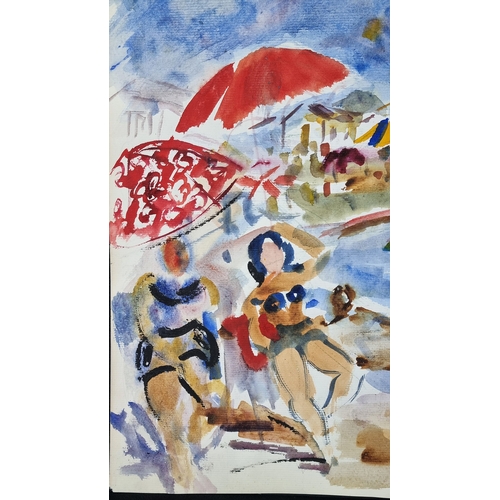 139 - Edouard Righetti (1924-2001) Original Watercolour.