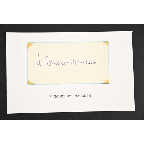 145 - William Somerset Maugham Original Signature                 (1874 - 1965)                           ... 
