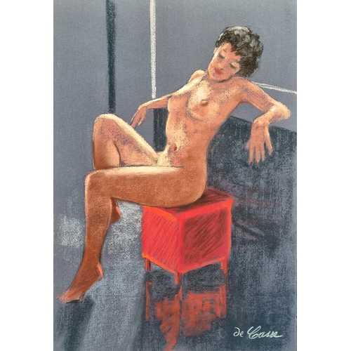 16 - De Casse Nude Study in Pastel