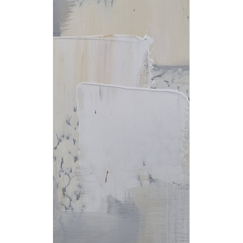 162 - Modern Abstract Painting on Box Canvas