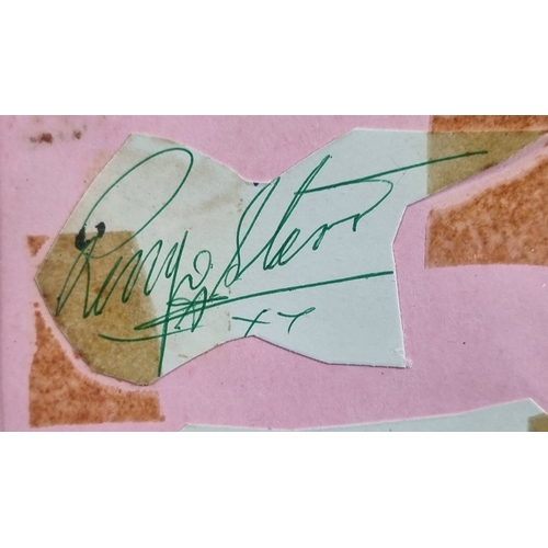167 - The Beatles original 1960s signatures