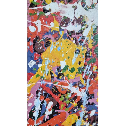 169 - 5FT Abstract Original Oil on Canvas