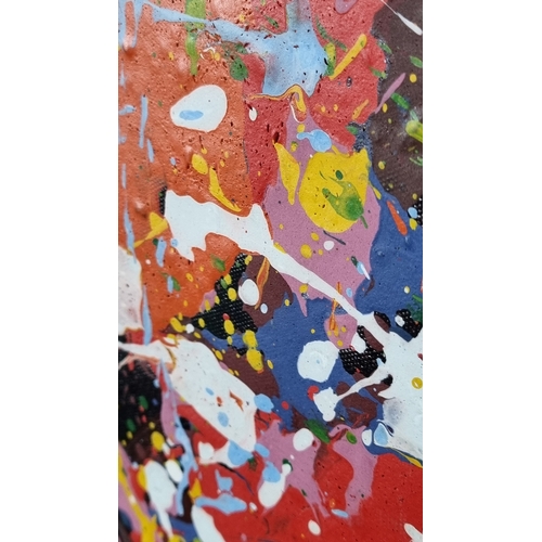 169 - 5FT Abstract Original Oil on Canvas