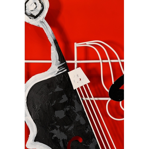 189 - Modern Metal Sculpture Panel