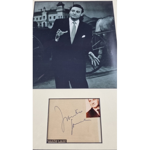 201 - Frankie Laine Original Signature.