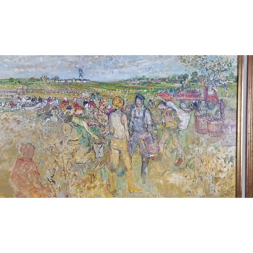 207 - Jacky Bluteau (1933) Oil on canvas