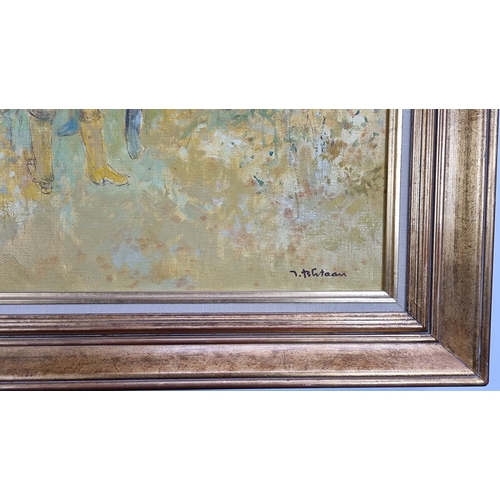 207 - Jacky Bluteau (1933) Oil on canvas