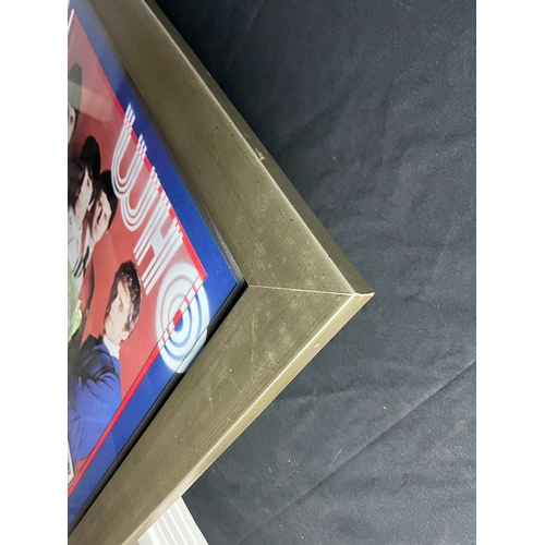 26 - The Who original signatures in unique memorabilia framed art presentation