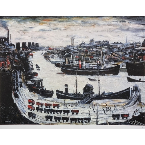 3 - L.S. Lowry Limited Edition “The Docks”. One of only 75 Published