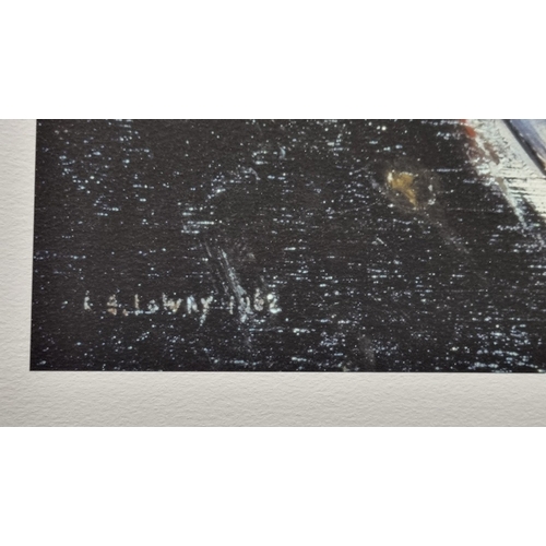 3 - L.S. Lowry Limited Edition “The Docks”. One of only 75 Published