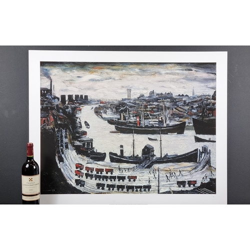 3 - L.S. Lowry Limited Edition “The Docks”. One of only 75 Published