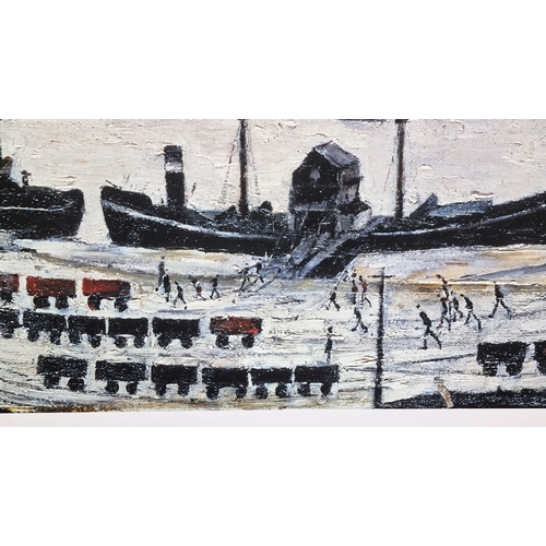 3 - L.S. Lowry Limited Edition “The Docks”. One of only 75 Published