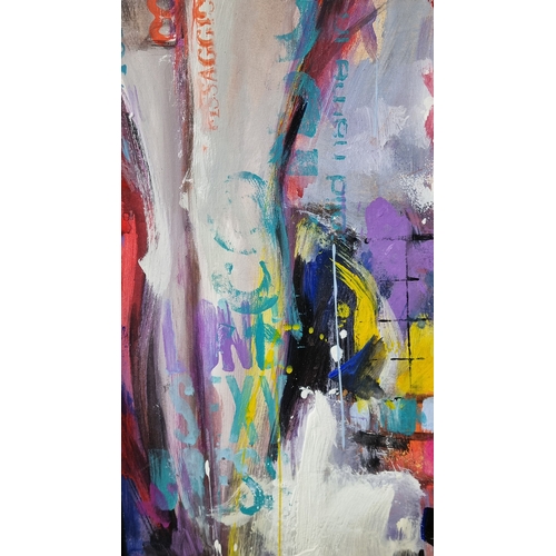 31 - Giuliano Trombini, Original Oil on Canvas, “Dancers in the Club”