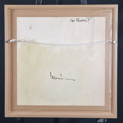32 - Giuliano Trombini, Original Oil on Canvas, “Sei Pronto?”