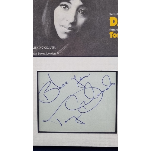 33 - Tony Orlando Original Signature.