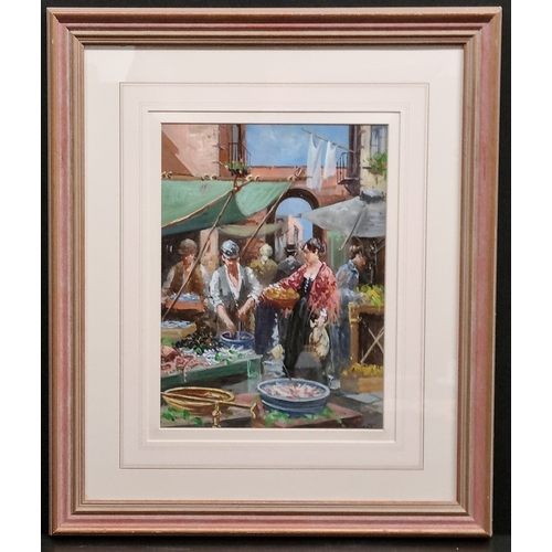 36 - M. Liberti Original Framed Painting