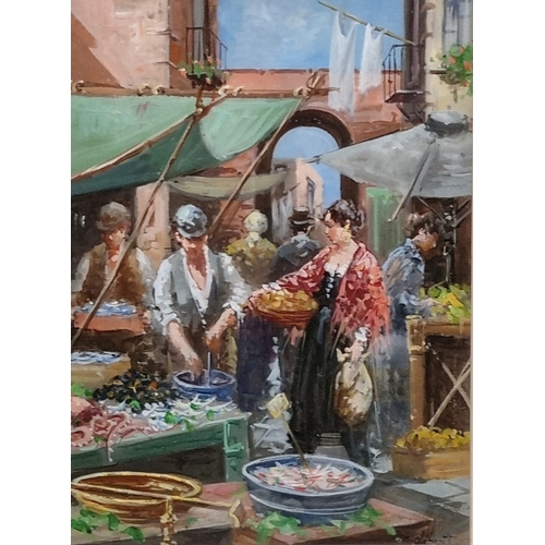 36 - M. Liberti Original Framed Painting