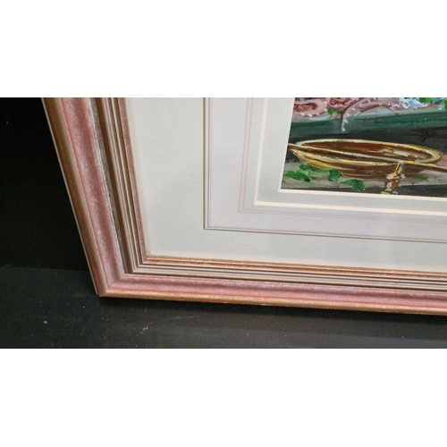 36 - M. Liberti Original Framed Painting