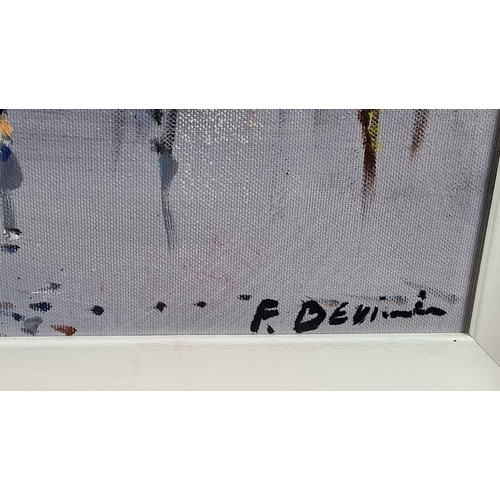 4 - Beninni Original Italian Oil on Canvas.