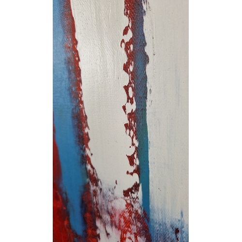 41 - Jamal Abstract Oil on Canvas.