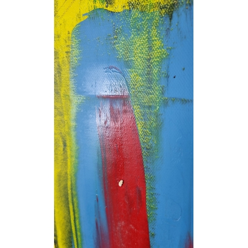 41 - Jamal Abstract Oil on Canvas.