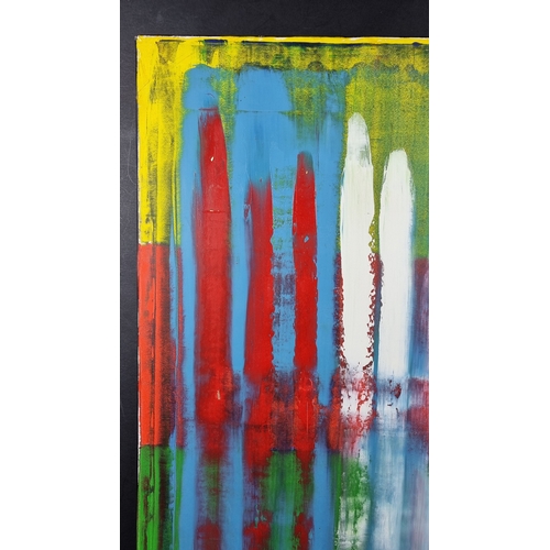 41 - Jamal Abstract Oil on Canvas.