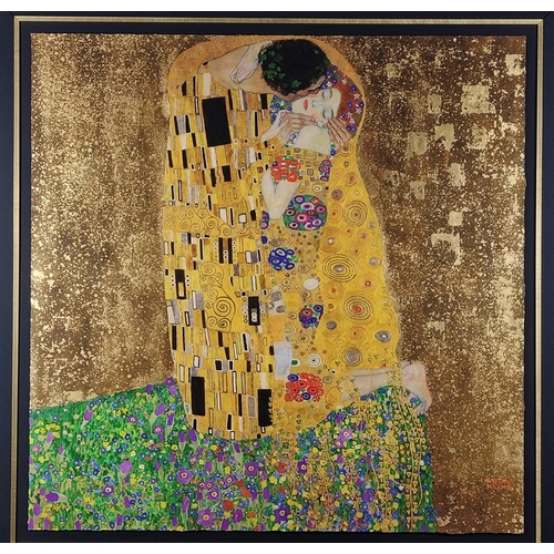 42 - Gustav Klimt Certified 22ct Gold Limited Edition 