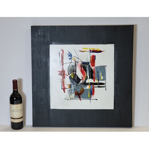 50 - Abstract Oil on Canvas P. Tang Studios
