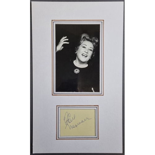 60 - Ethel Merman Original Signature