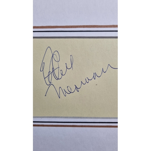 60 - Ethel Merman Original Signature
