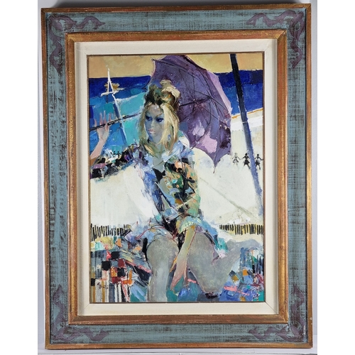 7 - Michelle Baretta (1916-1987) Original Oil. 1970
